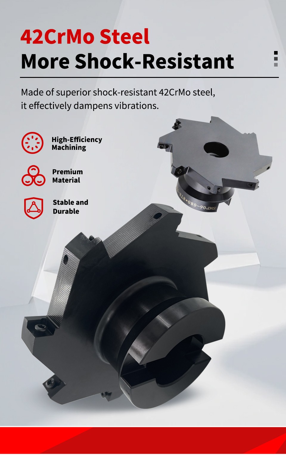 SMP slotting Ø80 head