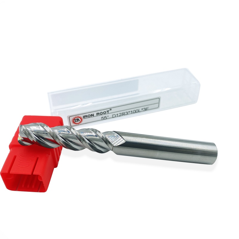 3-köpfige runde Nasenfräsenschneider für Aluminium