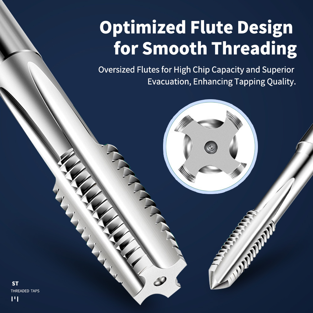 최적화된 홈 디자인으로 부드러운 나사산 가공 가능
