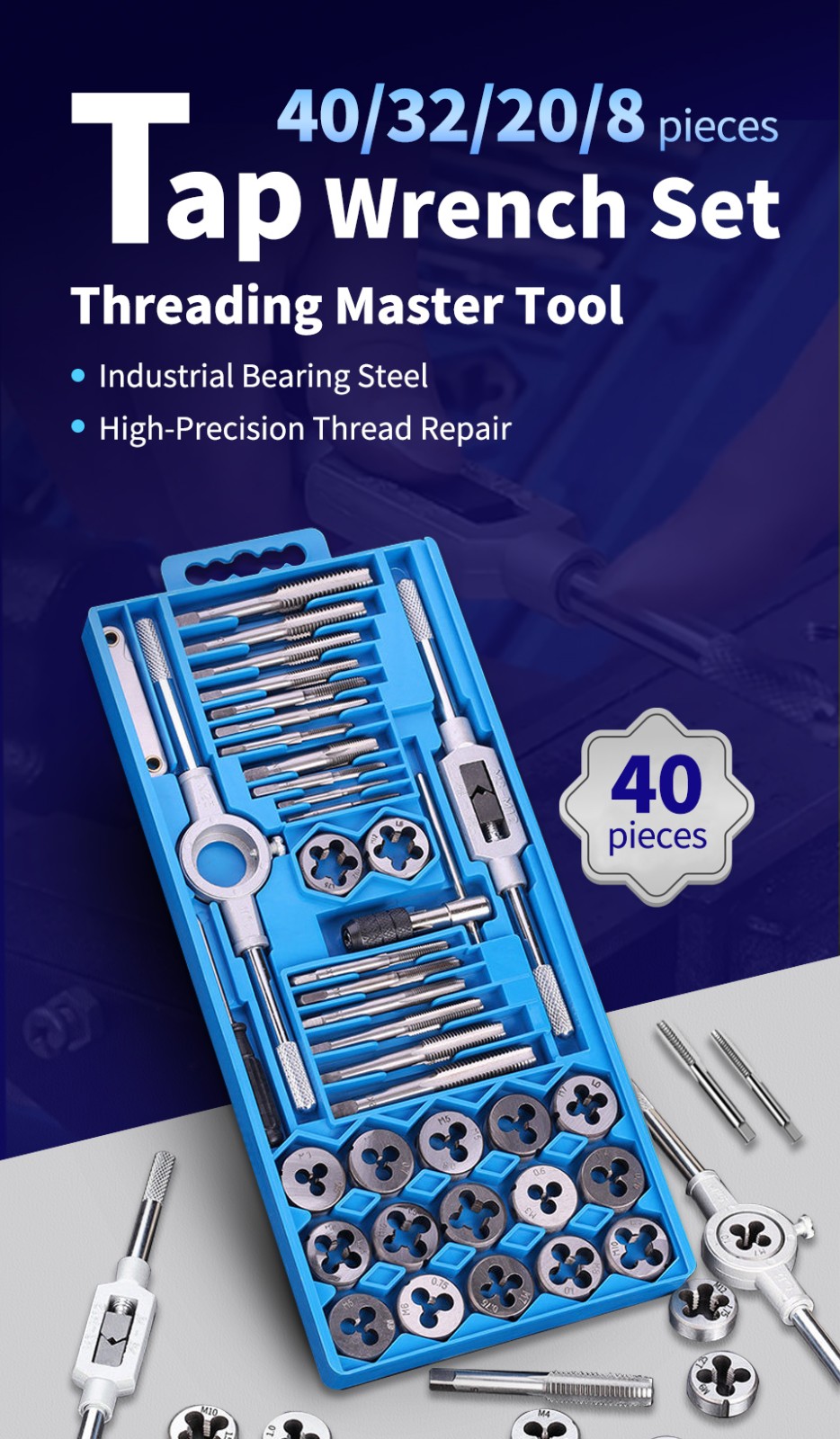 Kit de reparación manual de roscas