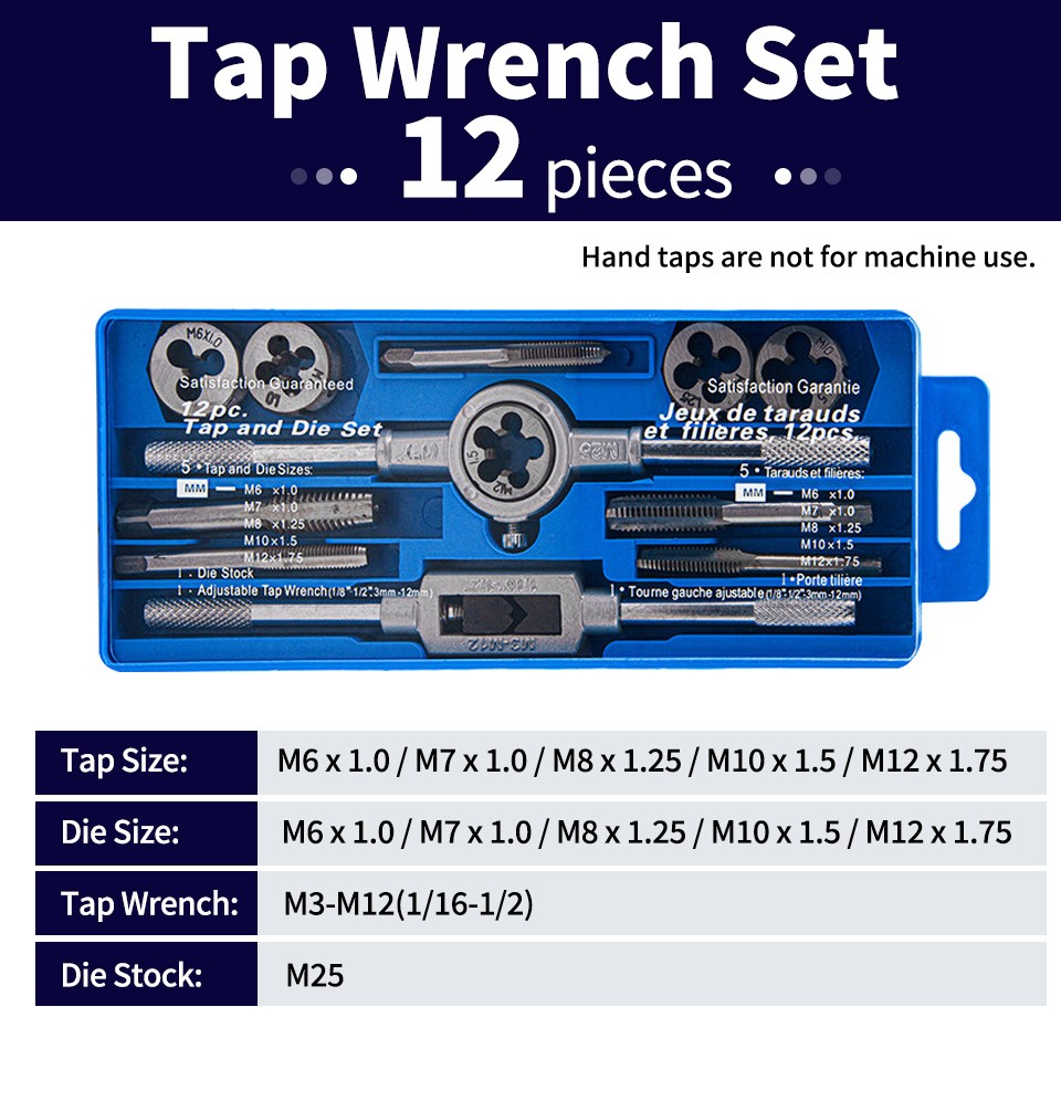 Kit de roscado para maquinistas