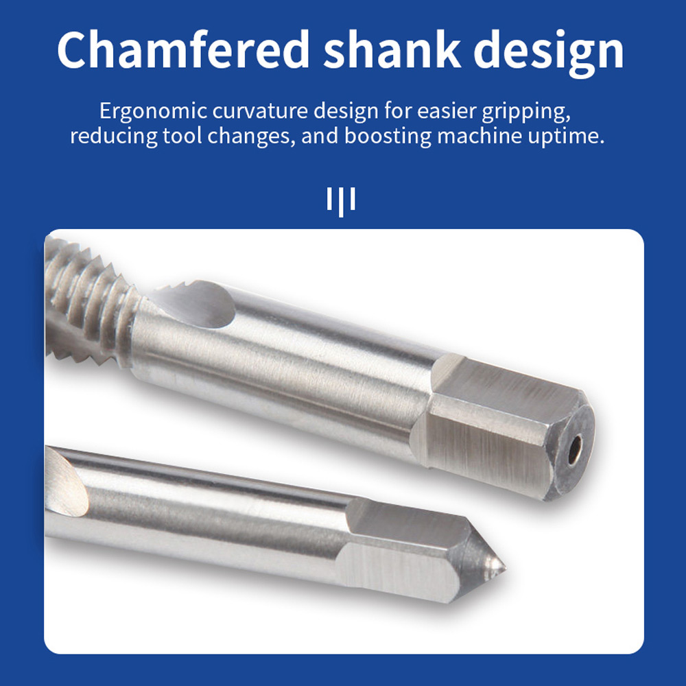 Design de haste chanfrada