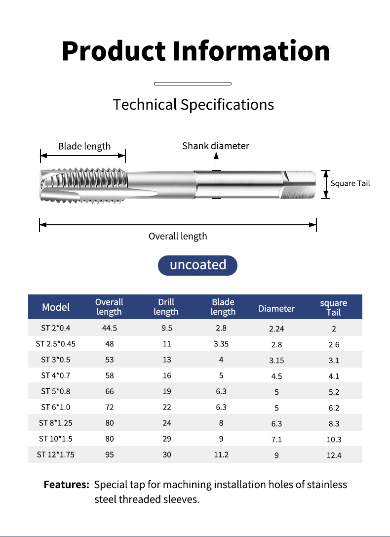 HSS ST Tap HSS ST Tap