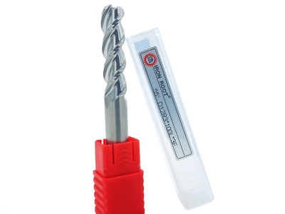 Cortador de moagem de tungstênio com revestimento de alumínio