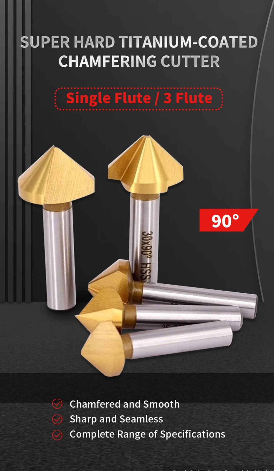 Broca avellanadora Tialn de 120°