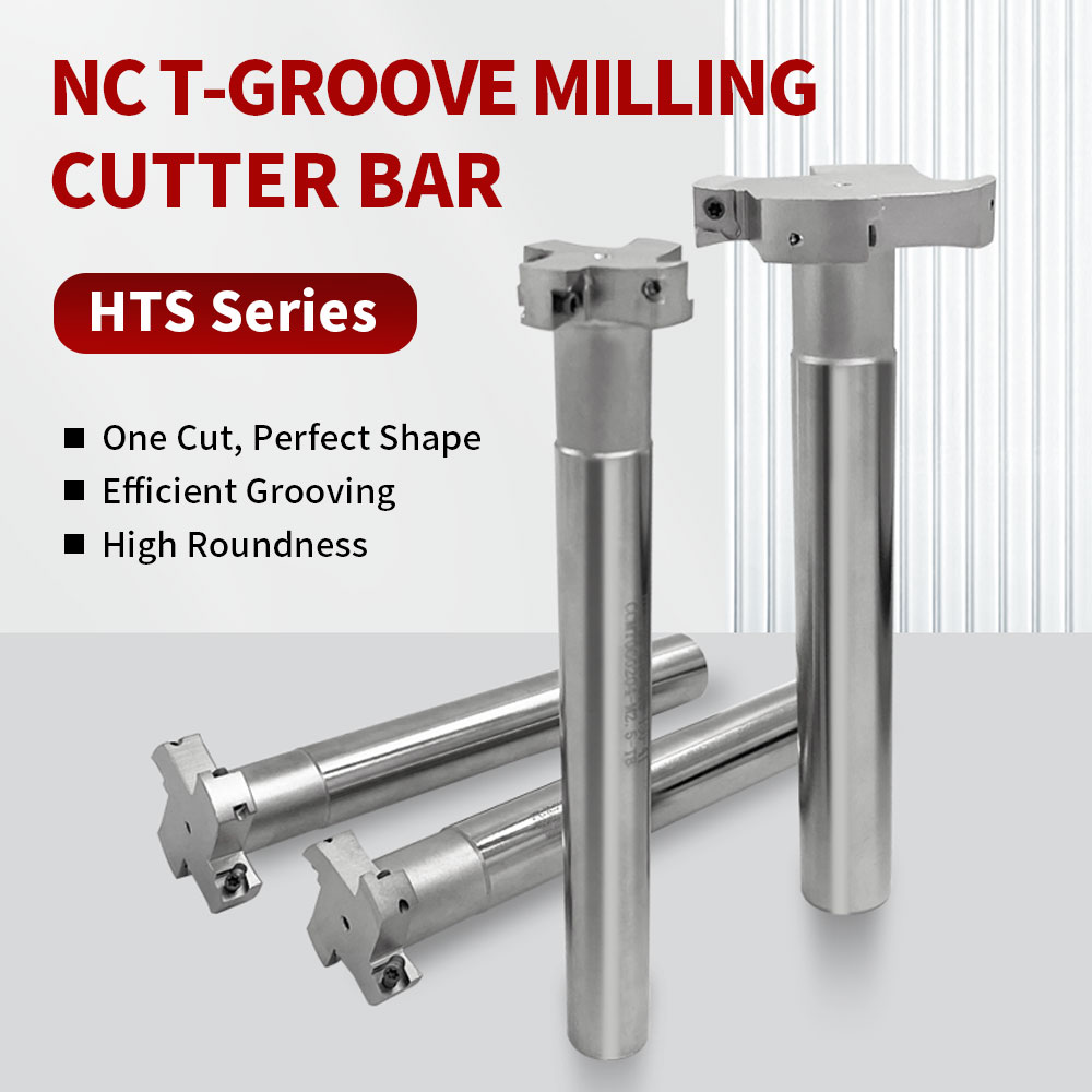 Coupe-rainures à rainure en T à 3 faces HTS