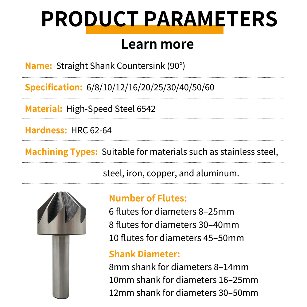 Broca de chaflán de 120°