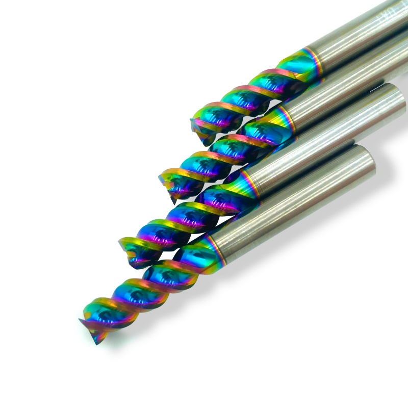 Carbid-Dreikanten-Endmühle