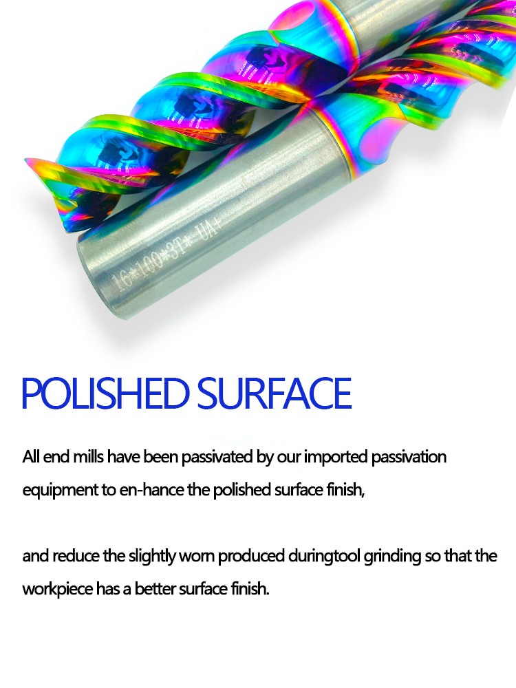 Farbenfroher Aluminiumfräsenschneider Farbenfroher Aluminiumfräsenschneider