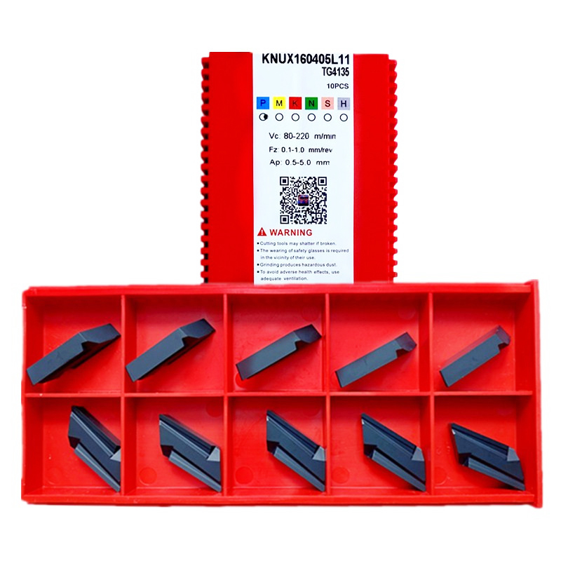 Lâminas de metal duro KNUX