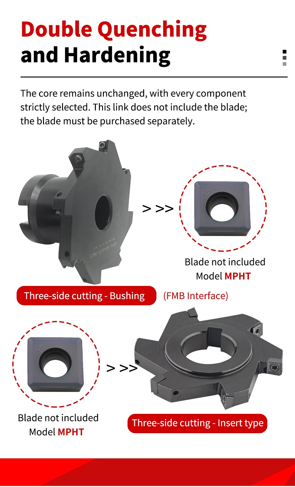 SMP slotted aluminum groove