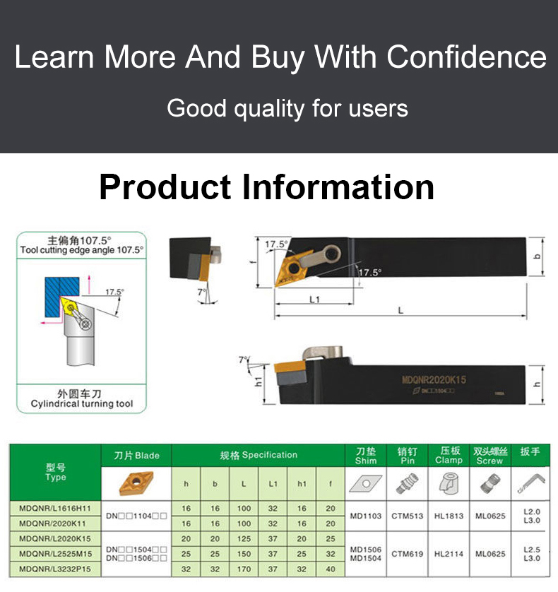 Mdqnr/l Carbideinsatzwerkzeughalter.jpg Mdqnr/l Carbideinsatzwerkzeughalter.jpg