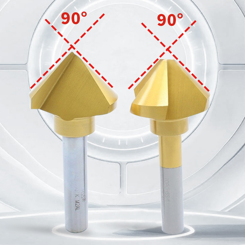 Broca de chaflán de 60° para estaño